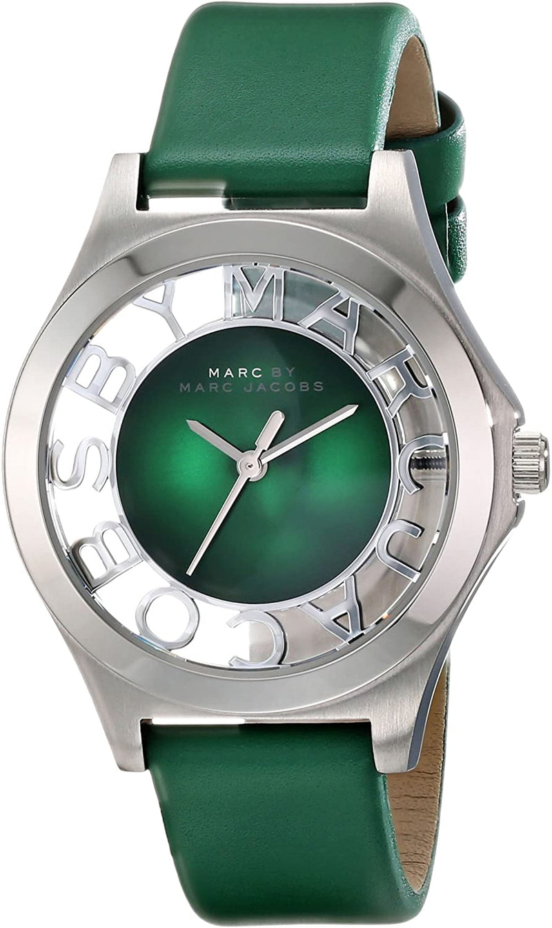 Marc by Marc Women's  Green Leather Quartz Watch  MBM1336 - Watches of America