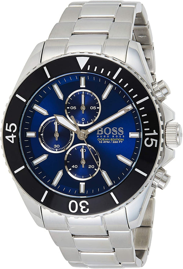 Hugo Boss Mens Chronograph Quartz Watch with Stainless Steel Strap  HB1513704 - Watches of America