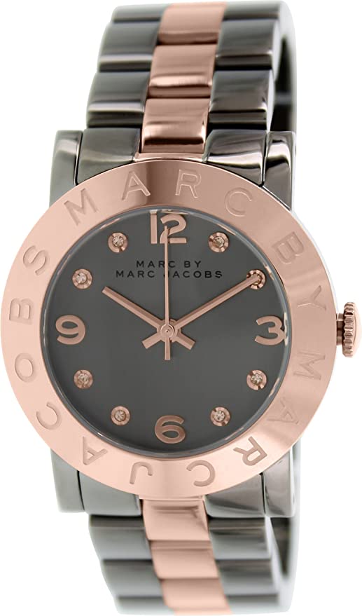 Marc By Marc Jacobs Amy Grey Women's Steel Two Toned Watch MBM8597 - Watches of America #4