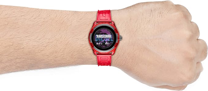 Diesel Red Fadelite Unisex Smartwatch DZT2019 - Watches of America #5