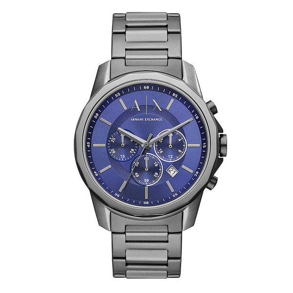 Armani Exchange Chronograph Gunmetal Stainless Steel Men's Watch  AX1731 - Watches of America