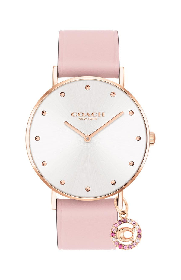 Coach Perry Pink Leather Women's Watch  14503884 - Watches of America