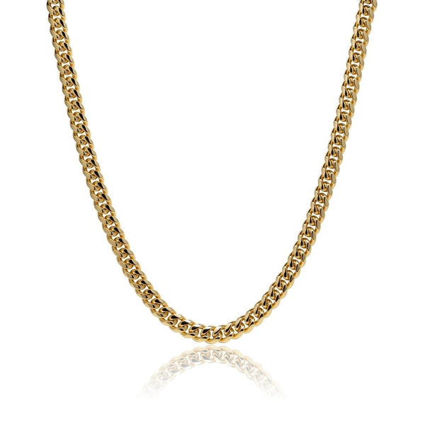 Big Daddy 8mm Gold Cuban Chain