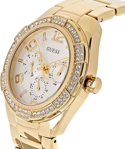 Guess Luna Gold Tone Women's Quarzt Women's Watch W0729L2 - Watches of America #3