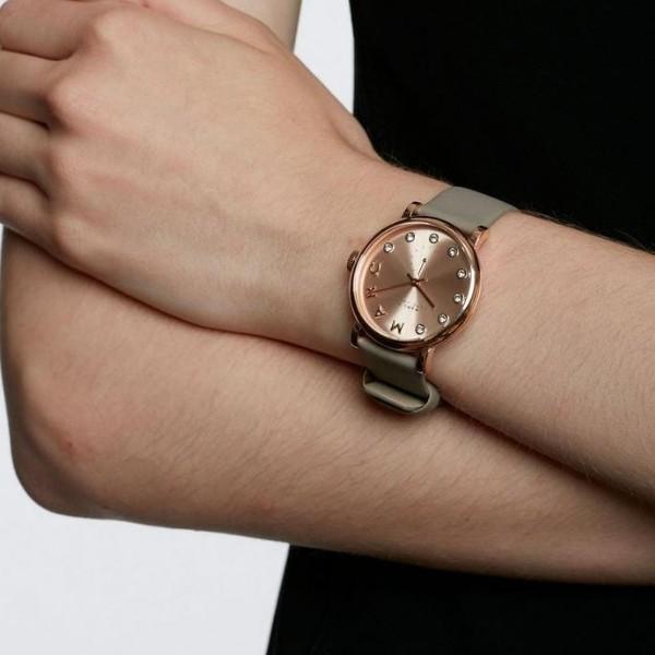 Marc By Marc Jacobs Baker MBM1400 - Reloj para mujer con esfera de oro rosa