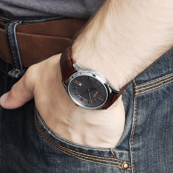 Hugo Boss Ambassador Grey Dial Men's Watch 1513041 - Watches of America #4