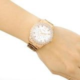 Guess Crystal Paved Rose Gold Ladies Watch#W0335L3 - Watches of America #5