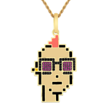 Big Daddy Cryptopunk NFT Pendant #2 - Limited edition