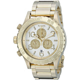 Nixon 42-20 Chronograph Champagne Dial Gold-tone Men's Watch Men's Watch  A037-1219 - Watches of America