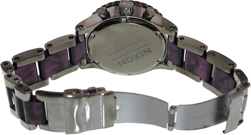 Nixon 42-20 Chronograph Gunmetal Velvet Unisex Watch Women's Watch A037-1345 - Watches of America #4