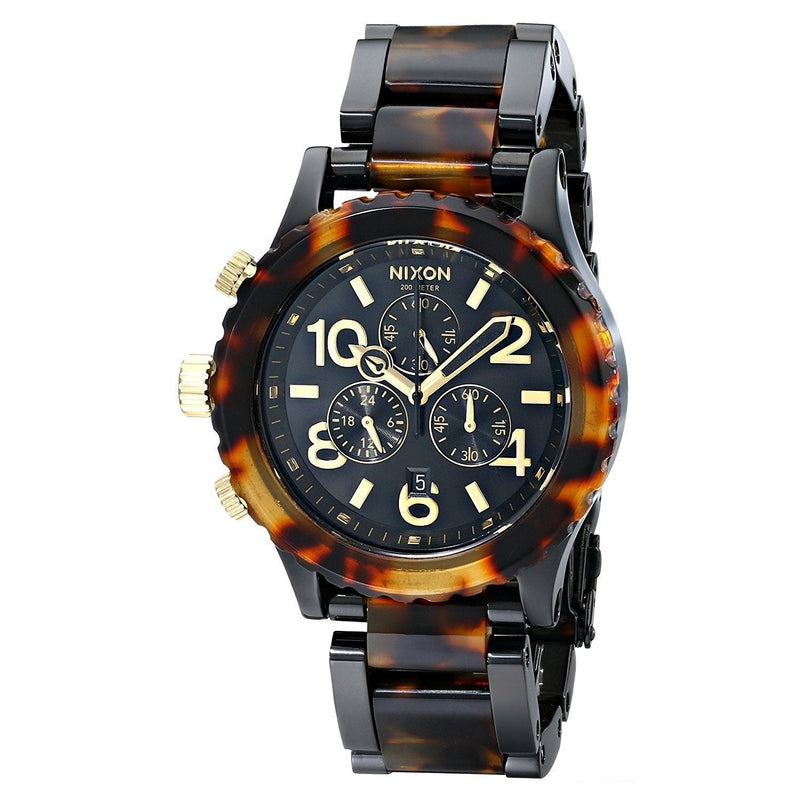 Nixon 42-20 Chronograph Tortoise Shell Acrylic Men's Watch Men's Watch  A037-679 - Watches of America