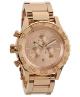 Nixon 42-20 Chronograph Rose Dial Rose Gold-tone Men's Watch Men's Watch  A037-897 - Watches of America