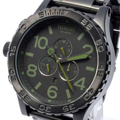 NIXON ニクソン 51-30 BLACK SURPLUS A057 1042 51-30 Chrono Watch | Black / Sunray / Surplus | Men's