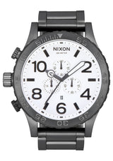 Nixon 51-30 All Gunmetal & White Men's Watch Men's Watch  A083-681 - Watches of America