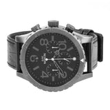 Nixon 48-20 Chrono Leather Black Gator Men's Watch Men's Watch A363-1886 - Watches of America #3