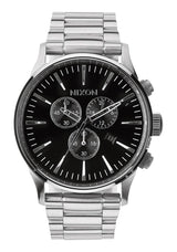 Nixon Sentry Chronograph Black Dial Men's Watch  Men's Watch  A386-000 - Watches of America