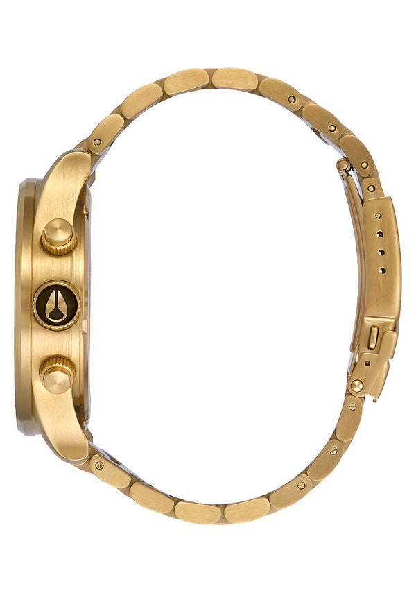 Versace Nueva colección Chrono reloj de lujo para hombre con una pulsera de  oro con una caja de oro y esfera plateada, Oro, Versace | Nuevo Chrono