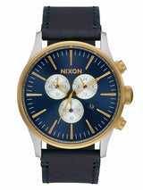 Nixon Sentry Chronograph Leather Men's Watch Men's Watch  A405-1922 - Watches of America