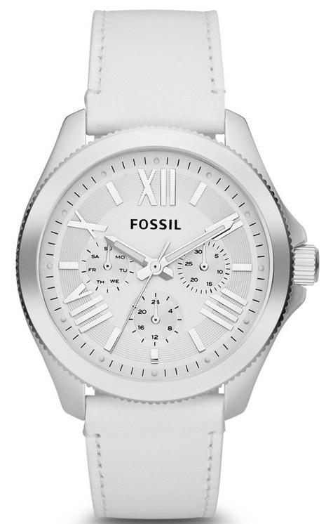 Fossil Cecile White Leather Quartz Women's Watch AM4484 - Watches of America #4