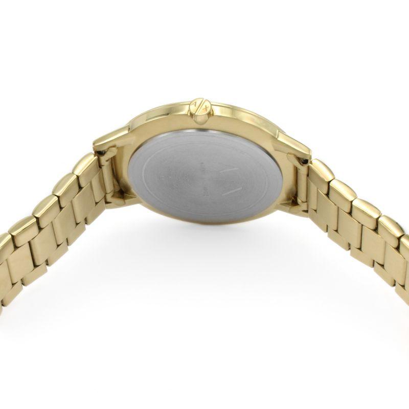 of hombre Watches tono – en acero Reloj America para Exchange c inoxidable de dorado Armani