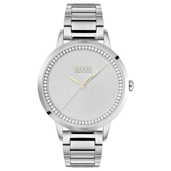 Hugo Boss Twilight Crystal Paved Silver Ladies Watch  1502462 - Watches of America