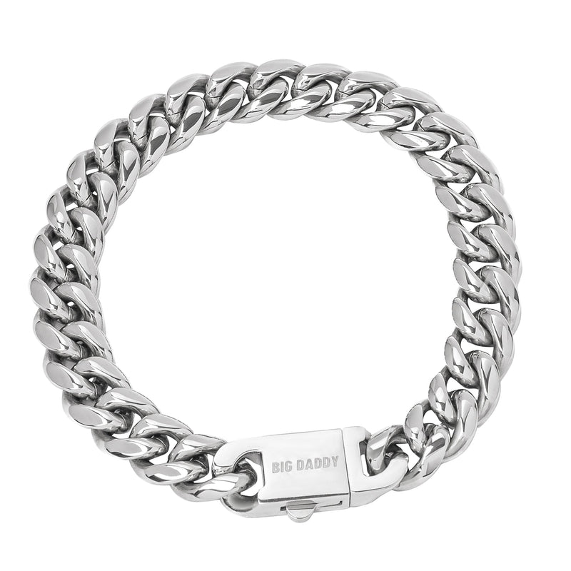 Big Daddy 12MM Cuban Link Stainless Steel Bracelet