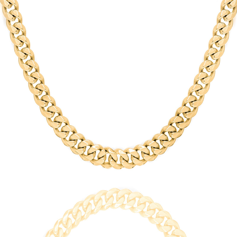 Big Daddy 12MM Cuban Link 18K Gold Chain