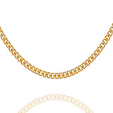 Big Daddy 5MM Cuban Curb 18K Gold Chain