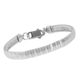 Big Daddy 8MM Omega Silver Steel Bracelet