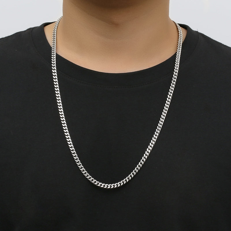 Big Daddy 5mm Cuban Silver Chain