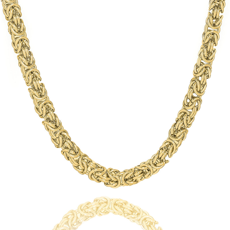 Big Daddy 8MM Byzantine Link Gold Chain