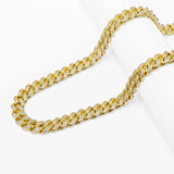 Big Daddy 8MM Cuban Link Gold Iced Out Chain