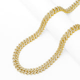 Big Daddy 12MM Gold Diamond Figaro Chain