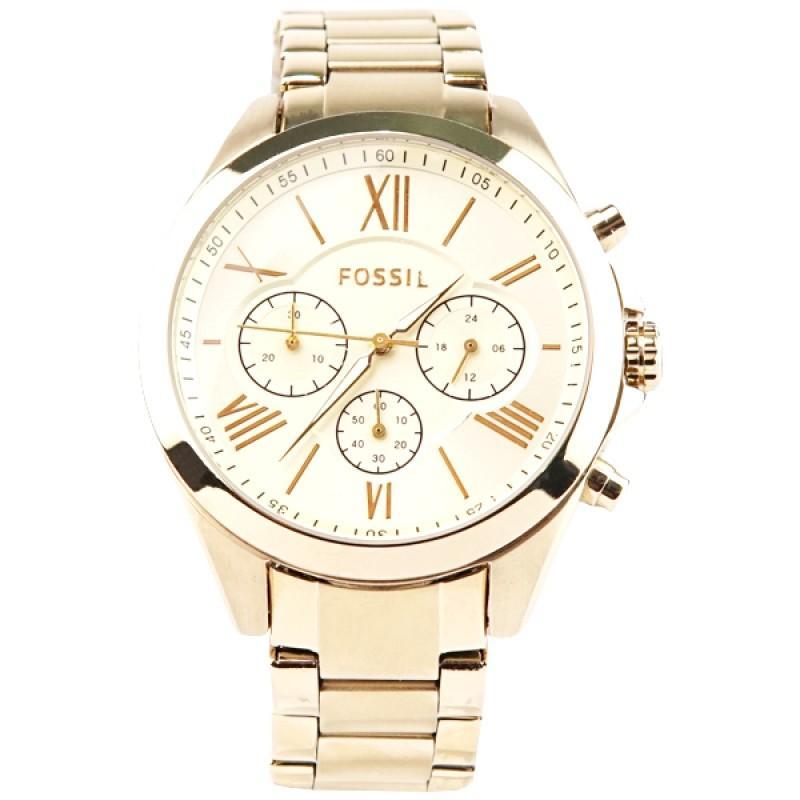 Fossil Modern Analog Gold Dial Women's Watch BQ1746 - Watches of America #3