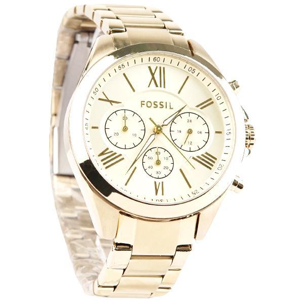 Fossil Modern Analog Gold Dial Women's Watch  BQ1746 - Watches of America