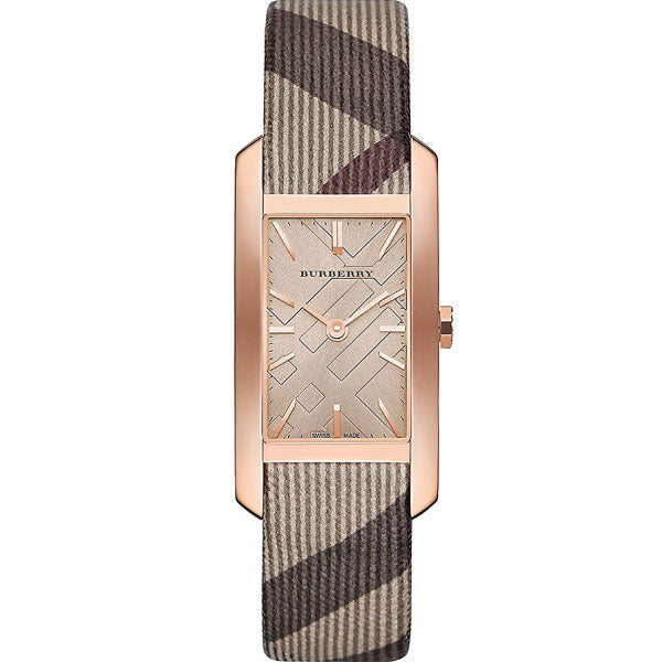 Burberry Women's Square Case Rose Gold Tone Women's Watch  BU9408 - Watches of America