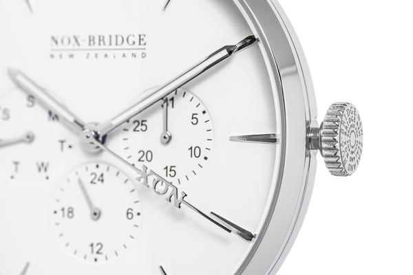 NOX-BRIDGE Classic Izar Silver 41MM IS41 - Watches of America #2