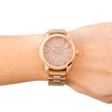 Reloj para mujer Diesel Nuki con esfera de oro rosa DZ5502