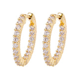 Big Daddy Hoop Diamond Earring