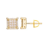 Big Daddy Emerald Cut Diamond Earring