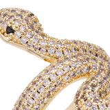 Big Daddy Snake Iced Out Diamond Ring