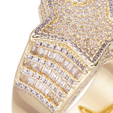 Big Daddy Big Star Baguette Diamond Ring