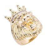 Big Daddy Lion Baguette Diamond Ring