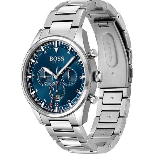 Reloj Hugo Boss Pioneer con esfera azul para hombre 1513867