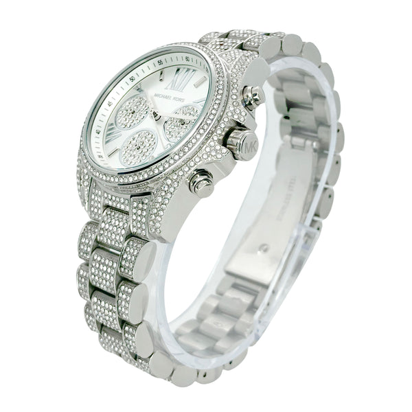 Reloj Michael Kors Mini Bradshaw All Silver para mujer MK6454