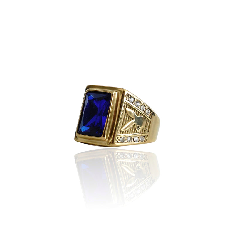 Big Daddy Playboy Blue Stone Ring