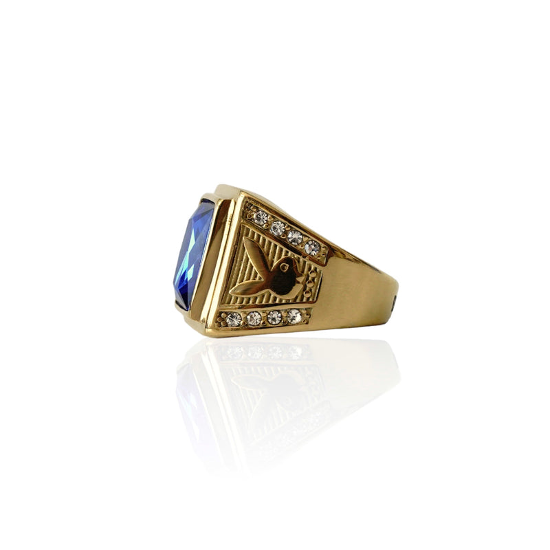 Big Daddy Playboy Blue Stone Ring