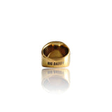 Anillo de oro con sirena negra Big Daddy