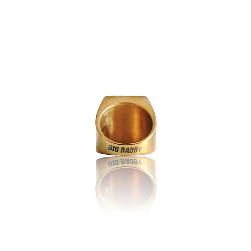 Anillo de oro helado real Big Daddy