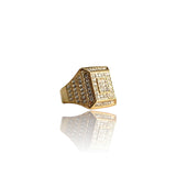 Anillo de oro helado real Big Daddy